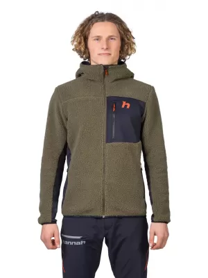 Herren-Sweatshirt HANNAH KODIAK HOODY EFEUGRÜN/ANTHRAZIT