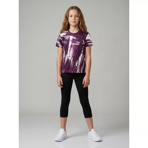  Hochwertiges Funktions-T-Shirt für Kinder ALTISPORT VOJ/ALK010TR01 LILA/WEIß 