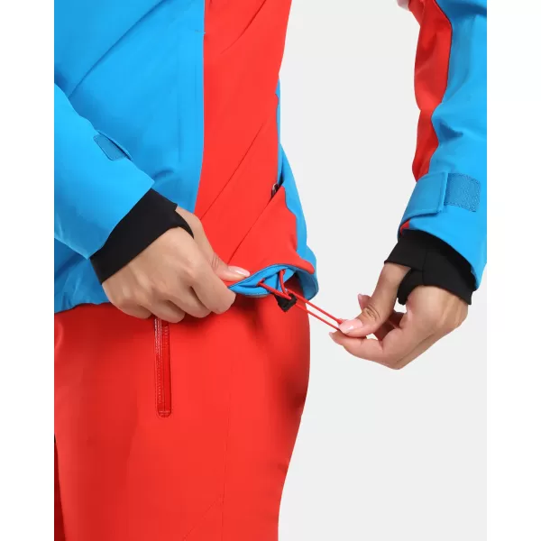 Premium-Skijacke KILPI DEXEN-U WU0150KI SCHWARZ/ROT 