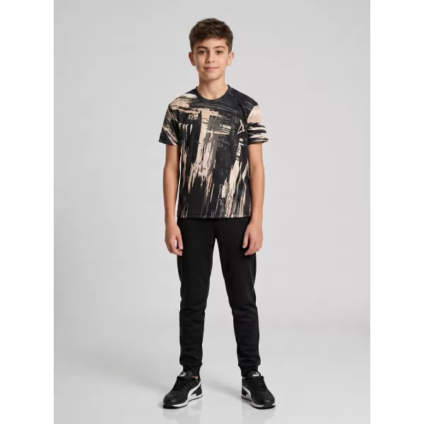  Hochwertiges Funktions-T-Shirt für Kinder ALTISPORT VOJ/ALK010TR01 SCHWARZ/BRAUN 