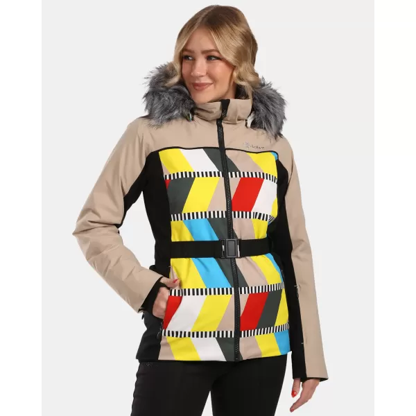  Damen-Skijacke KILPI CLAIR-W WL0107KI BEIGE 