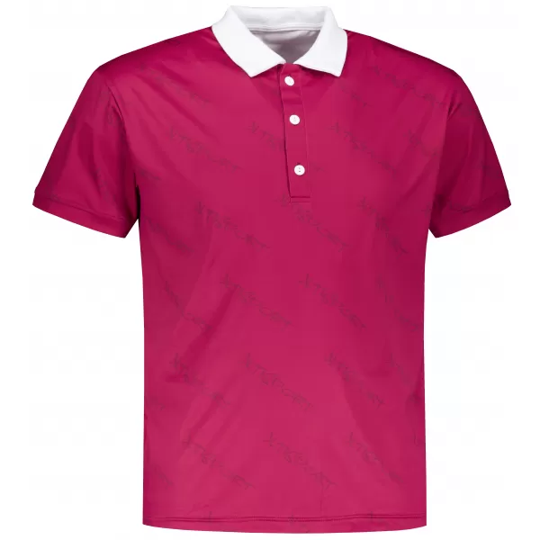  Herren-Funktions-T-Shirt mit Premium-Kragen ALTISPORT VOJ/ALM050TR05 BURGUND 