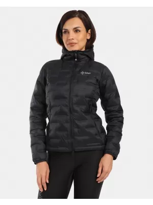 Daunenjacke für Damen KILPI ALBERTA-W WL0115KI SCHWARZ