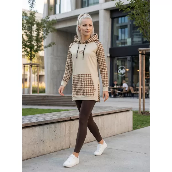  Funktionelles erweitertes Damen-Sweatshirt Premium ALTISPORT VOJ/ALW048MI03 BRAUN 