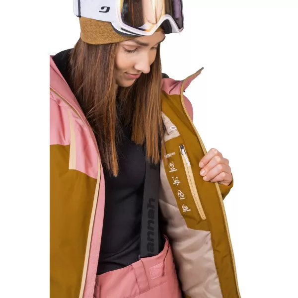 Damenjacke HANNAH MAKY COL GOLDBRAUN/ROSETTE 