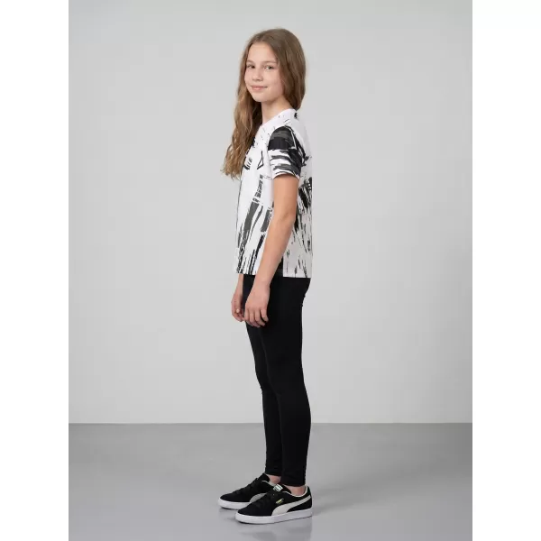  Hochwertiges Funktions-T-Shirt für Kinder ALTISPORT VOJ/ALK010TR01 WEIß/SCHWARZ 