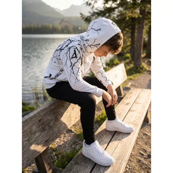  Hochwertiges Funktions-Sweatshirt für Kinder ALTISPORT VOJ/ALK004MI01 WEIß 