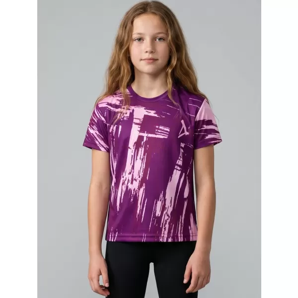 Hochwertiges Funktions-T-Shirt für Kinder ALTISPORT VOJ/ALK010TR01 LILA 