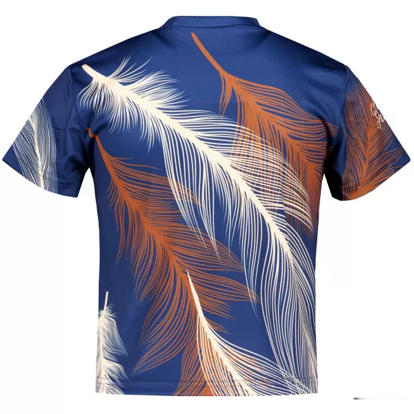  Hochwertiges Funktions-T-Shirt für Kinder ALTISPORT VOJ/ALK001TR01 MARINEBLAU/BRAUN 