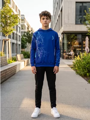 Hochwertiges Funktions-Sweatshirt für Kinder ALTISPORT VOJ/ALK004MI01 KÖNIGSBLAU