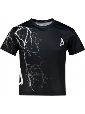 Hochwertiges Funktions-T-Shirt für Kinder ALTISPORT VOJ/ALK004TR01 SCHWARZ UND WEIß