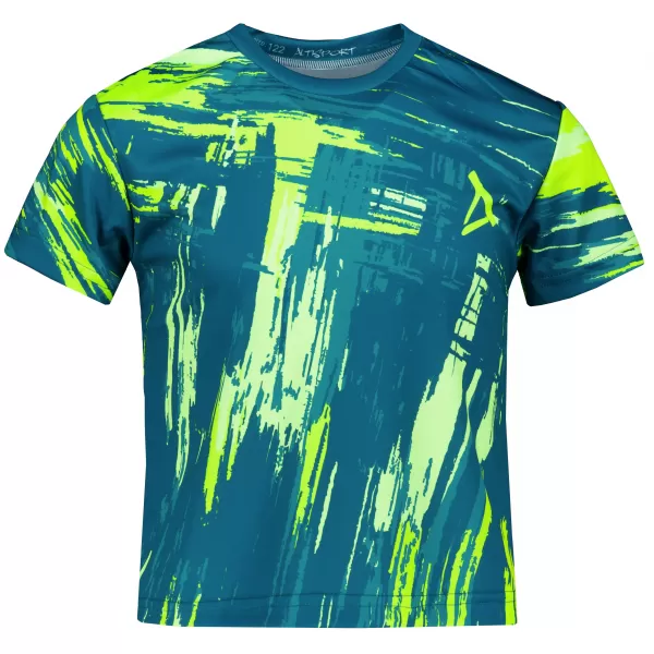  Hochwertiges Funktions-T-Shirt für Kinder ALTISPORT VOJ/ALK010TR01 KEROSIN/GELB 