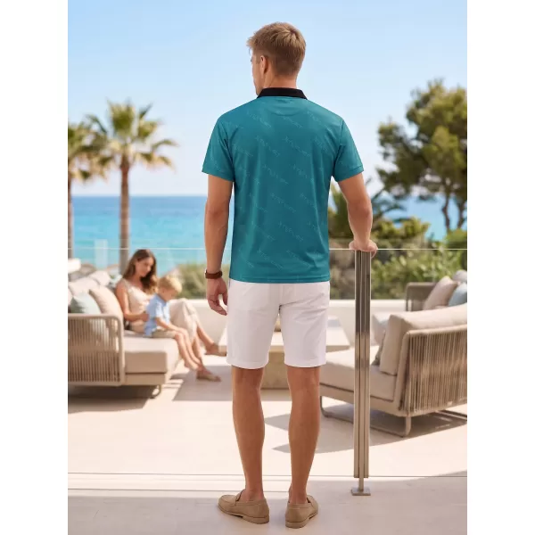  Herren-Funktions-T-Shirt mit Premium-Kragen ALTISPORT VOJ/ALM050TR05 KEROSIN 