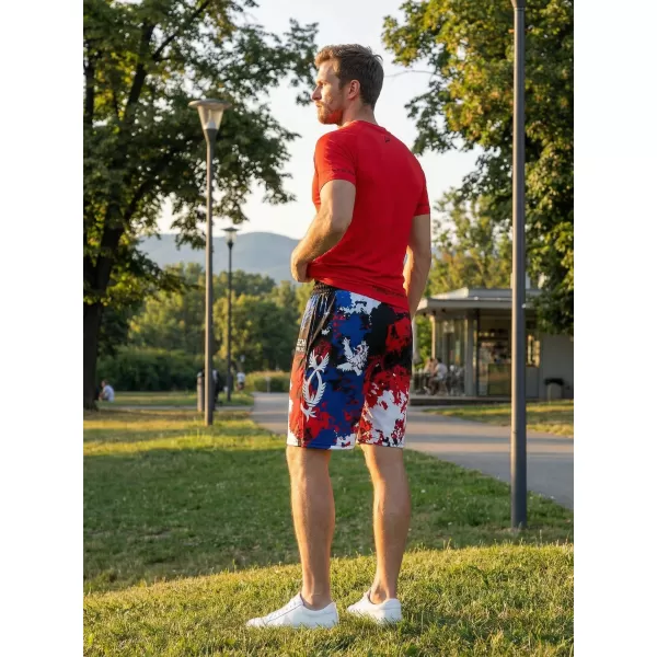  Herren Premium Funktionsshorts ohne Taschen ALTISPORT VOJ/ALM036KRA02 FLECKEN 