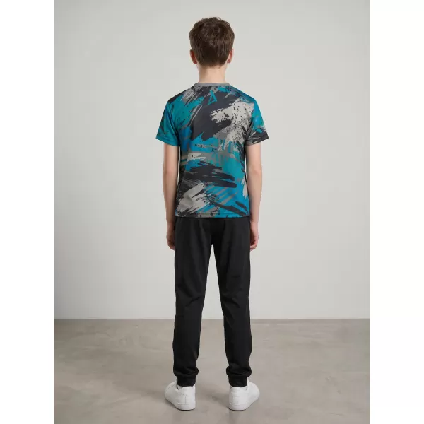  Hochwertiges Funktions-T-Shirt für Kinder ALTISPORT VOJ/ALK014TR01 SCHWARZ/KEROSIN 