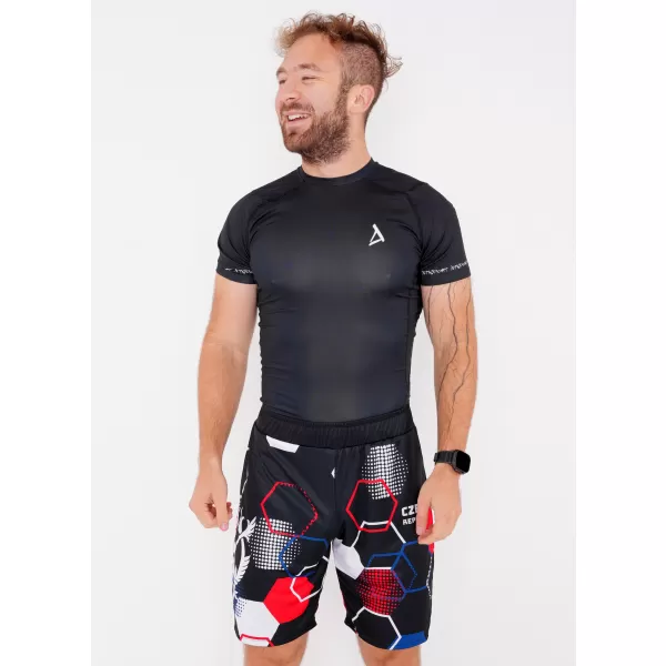 Herren Premium Funktionsshorts ohne Taschen ALTISPORT VOJ/ALM036KRA02 HEXA SCHWARZ 