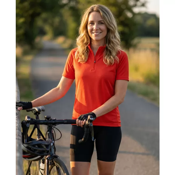  Damen-Radtrikot ALTISPORT NoPrint NP/ALW115NJ LEUCHTEND ORANGE 