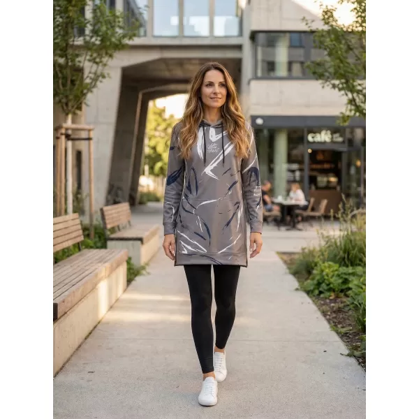  Funktionelles erweitertes Damen-Sweatshirt Premium ALTISPORT VOJ/ALW049MI03 GRAU 