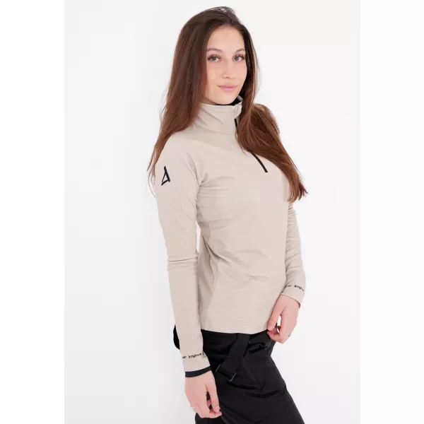  Frauenfunktionaler Thermo -Sweatshirt Premium ALTISPORT VOJ/ALW000TER03 BRAUN 