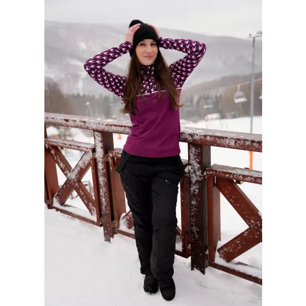  Frauenfunktionaler Thermo -Sweatshirt Premium ALTISPORT VOJ/ALW048TER03 LILA 
