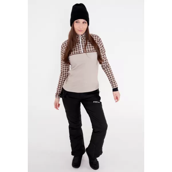  Frauenfunktionaler Thermo -Sweatshirt Premium ALTISPORT VOJ/ALW048TER03 BRAUN 