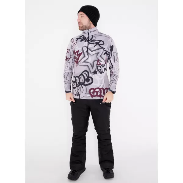  Funktionelle Thermo -Sweatshirt -Premium von Männern ALTISPORT VOJ/ALM054TER03 DUNKELGRAU 