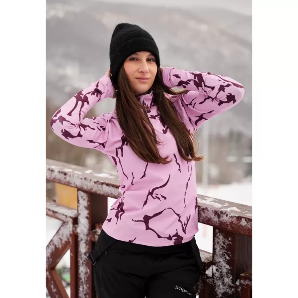  Frauenfunktionaler Thermo -Sweatshirt Premium ALTISPORT VOJ/ALW052TER03 ROSA 