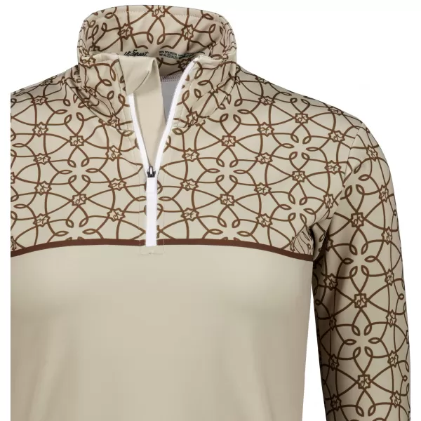  Frauenfunktionaler Thermo -Sweatshirt Premium ALTISPORT VOJ/ALW053TER03 BRAUN 