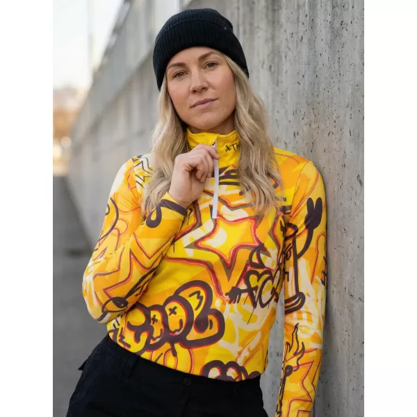  Frauenfunktionaler Thermo -Sweatshirt Premium ALTISPORT VOJ/ALW054TER03 BERNSTEIN 