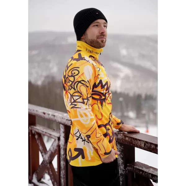  Funktionelle Thermo -Sweatshirt -Premium von Männern ALTISPORT VOJ/ALM054TER03 BERNSTEIN 