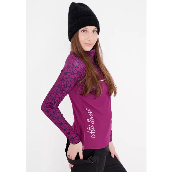  Frauenfunktionaler Thermo -Sweatshirt Premium ALTISPORT VOJ/ALW053TER03 LILA 