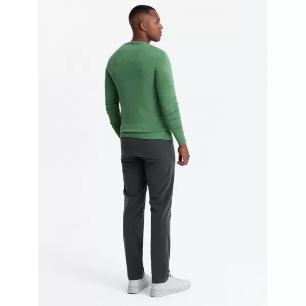  Herrenpullover OMBRE OM-SWBS-0106 GRÜN 