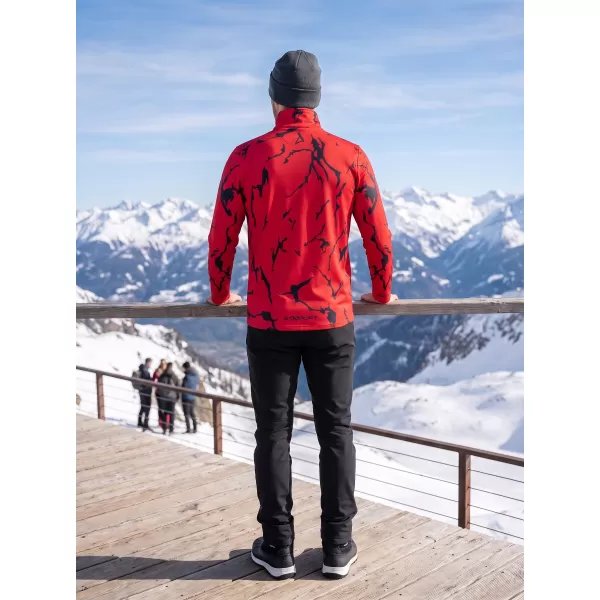  Funktionelle Thermo -Sweatshirt -Premium von Männern ALTISPORT VOJ/ALM052TER03 ROT 