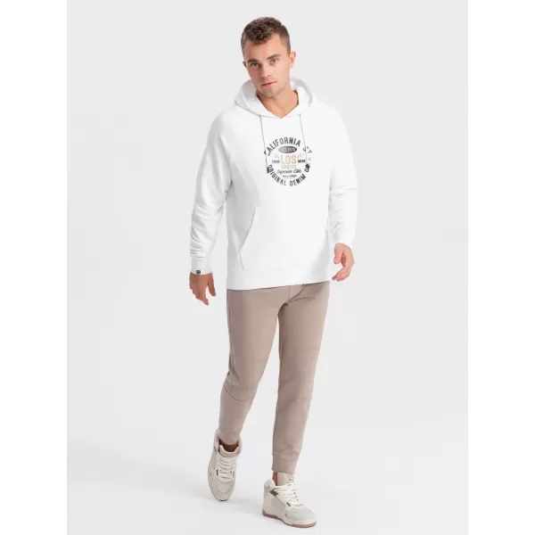 Herren Sweatshirt OMBRE OM-SSPS-0151 WEIß 