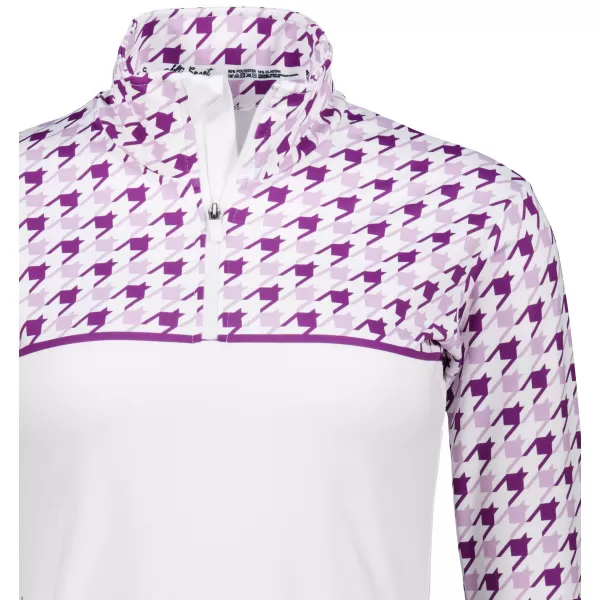  Frauenfunktionaler Thermo -Sweatshirt Premium ALTISPORT VOJ/ALW048TER03 WEIß/LILA 