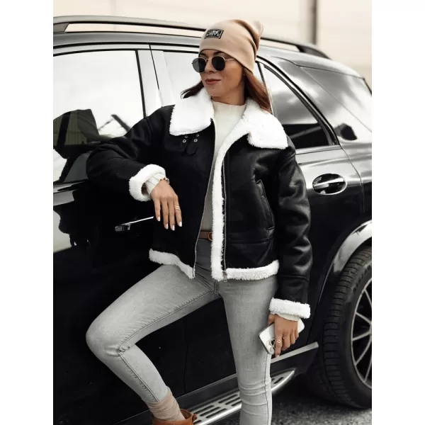  Damenjacke DSTREET FURBLAZE TY4730 SCHWARZ 
