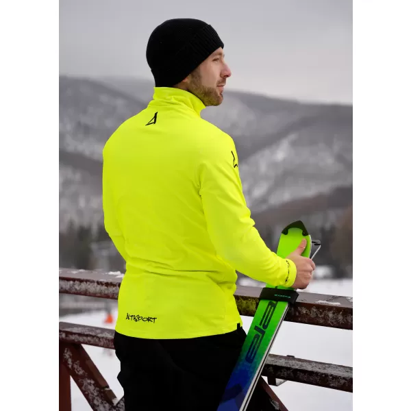  Funktionelle Thermo -Sweatshirt -Premium von Männern ALTISPORT VOJ/ALM000TER03 NEONGELB 