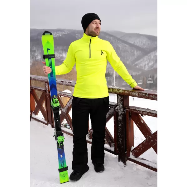  Funktionelle Thermo -Sweatshirt -Premium von Männern ALTISPORT VOJ/ALM000TER03 NEONGELB 