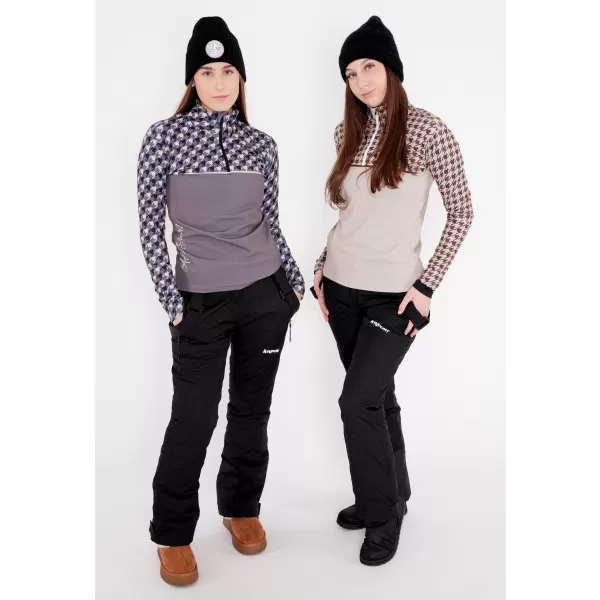  Frauenfunktionaler Thermo -Sweatshirt Premium ALTISPORT VOJ/ALW048TER03 BRAUN 