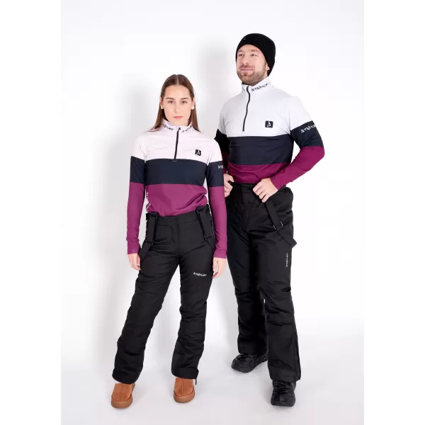  Funktionelle Thermo -Sweatshirt -Premium von Männern ALTISPORT VOJ/ALM051TER03 BURGUND 