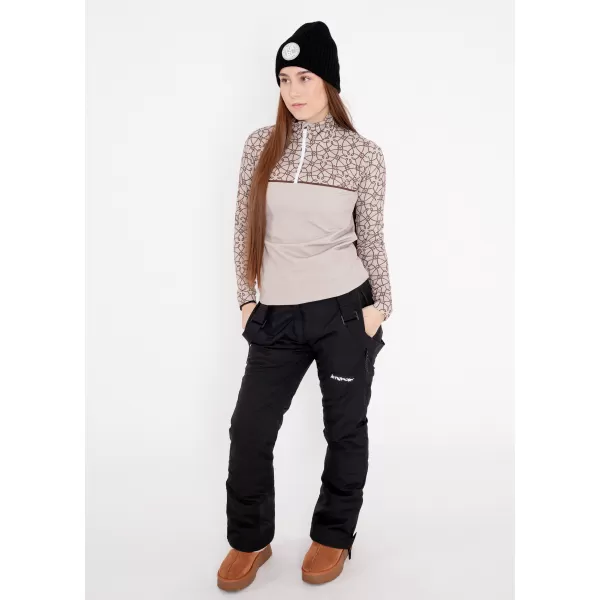  Frauenfunktionaler Thermo -Sweatshirt Premium ALTISPORT VOJ/ALW053TER03 BRAUN 