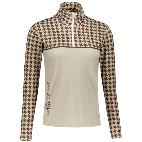  Frauenfunktionaler Thermo -Sweatshirt Premium ALTISPORT VOJ/ALW048TER03 BRAUN 