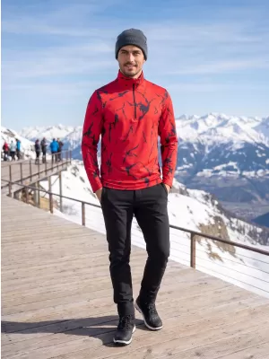 Funktionelle Thermo -Sweatshirt -Premium von Männern ALTISPORT VOJ/ALM052TER03 ROT