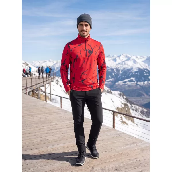  Funktionelle Thermo -Sweatshirt -Premium von Männern ALTISPORT VOJ/ALM052TER03 ROT 