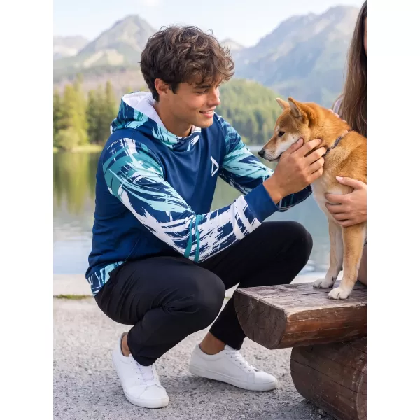  Hochwertiges Funktions-Sweatshirt für Herren ALTISPORT VOJ/ALM039MI01 MARINEBLAU 