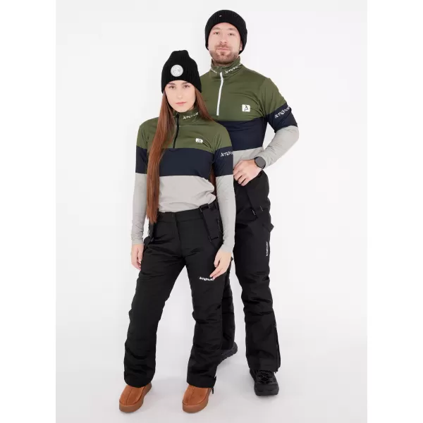  Funktionelle Thermo -Sweatshirt -Premium von Männern ALTISPORT VOJ/ALM051TER03 KHAKI 