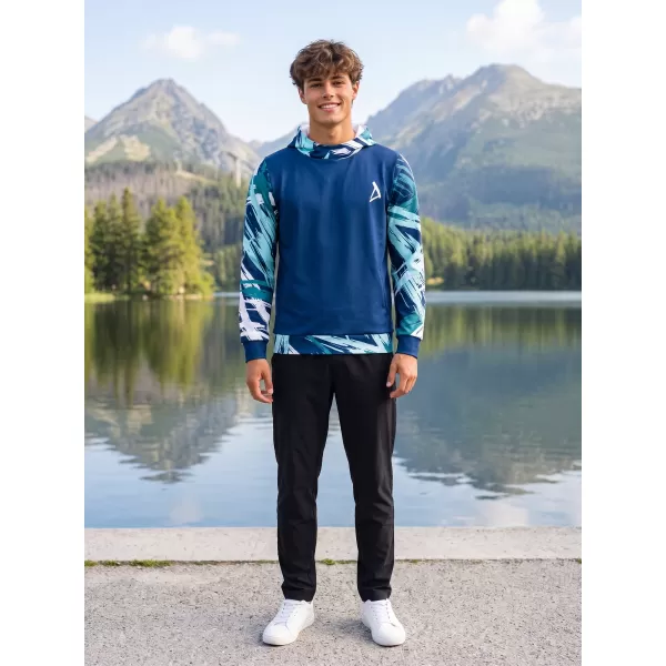  Hochwertiges Funktions-Sweatshirt für Herren ALTISPORT VOJ/ALM039MI01 MARINEBLAU 