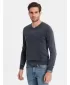 Herrenpullover OMBRE OM-SWOS-0108 MARINEBLAU