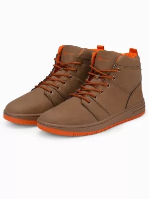 Herrenschuhe OMBRE OM-FOSH-0123 KAMEL