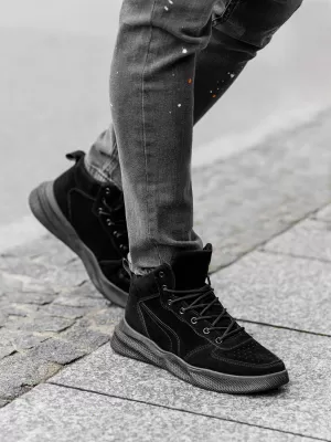 Herrenschuhe OMBRE T380 SCHWARZ
